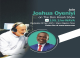 Joshua Oyeniyi On The Don Kroah Show, Virginia USA